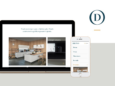 Showroom website italian kitchen luxury shop showroom store uiux web webdesign website