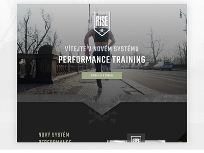 Performance Traning | Blacktag Portfolio branding czech design illustration mockup ui uiux ux web website