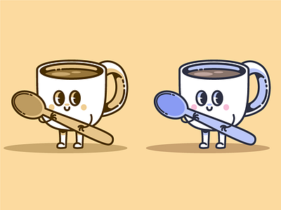 Cute cup of coffee