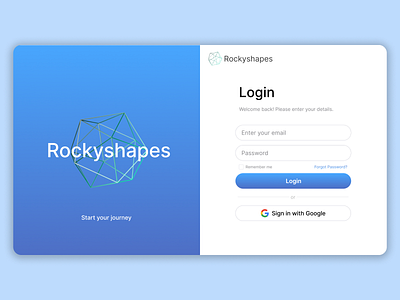 Daily UI Day 1: Login Page design ui ux