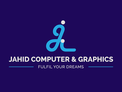 Jahid Computer & Graphic branding design graphic design icon logo illustration it logo jahid computer and graphic logo logo design professional logo