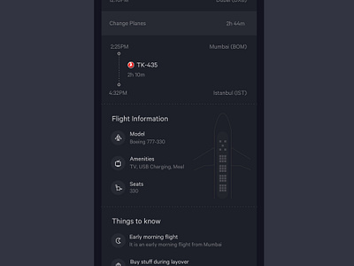 Flight app concept by Jekin Gala on Dribbble