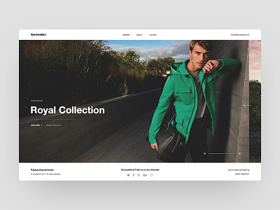 Portfolio concept design portfolio ui web website