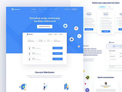 TableBooker Landing page