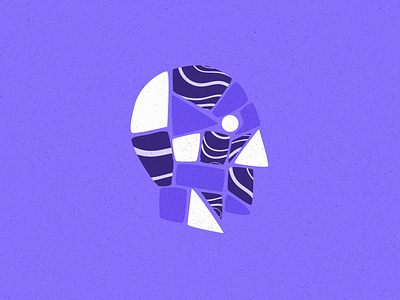 Puzzling 3d abstract aftereffect animation design face head illustraion motion motion design motiongraphics purple