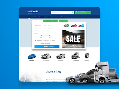 Autoalles - car seller Homepage preview digitaldesign goodrequest graphicdesign interfacedesign sketch ui uidesign userexperience userinterface ux uxdesign webdesign