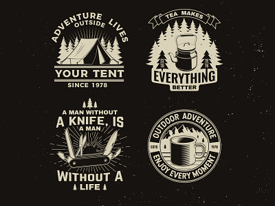 Camping Badge