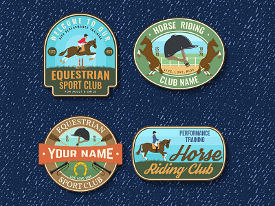 Horse Riding Patches ♥️🐎 adventure badge horse horse riding patch riding