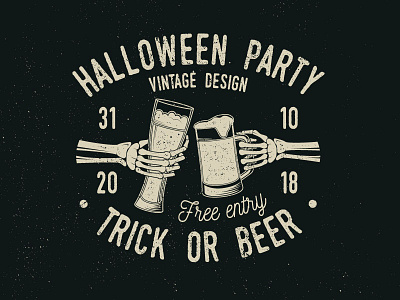 Halloween Party beer halloween hand paty skeleton