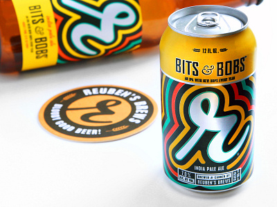 Bits & Bobs IPA - Reuben's Brews beer brewery can craft beer ipa package design packaging photography