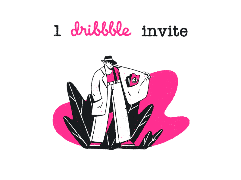 Dribbble Invitation dribbble gif invitation invite ticket