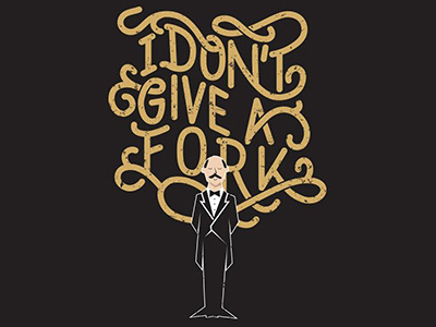 Indifferent Butler hand lettering hand made font illustration typography