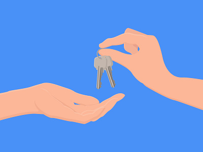 Keys apartment buy car hand handing handing over hands house key keys new rent