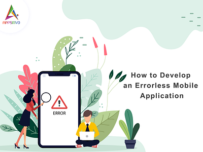 Appsinvo : How to Develop an Errorless Mobile Application appsinvo branding icon iphone smart smartapp typography vector