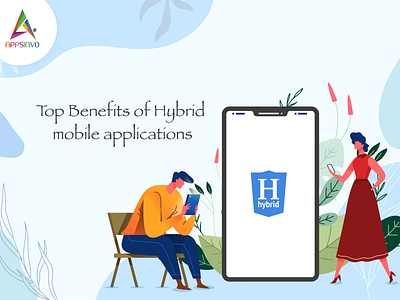 Appsinvo - Top Benefits of Hybrid Mobile Applications appsinvo design illustration iphone logo web apps