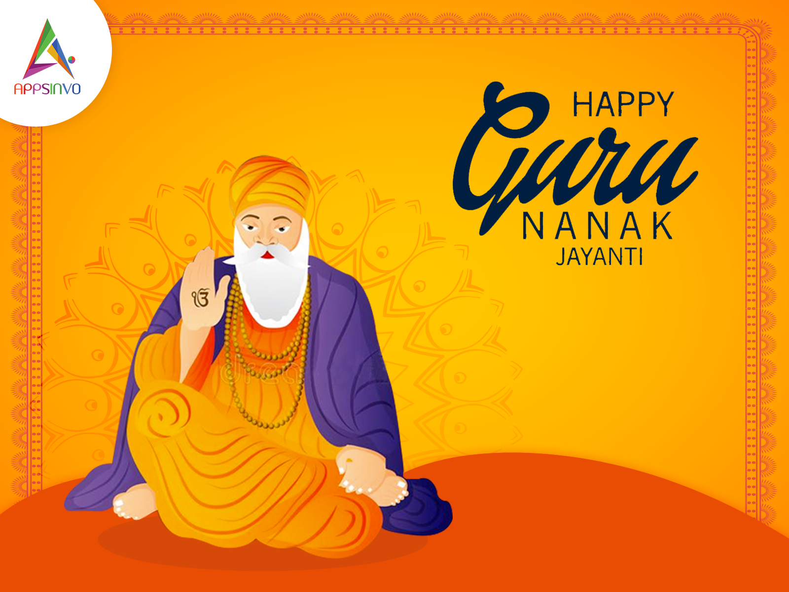 Appsinvo Wishes for Happy Guru Nanak Jayanti by Appsinvo on Dribbble