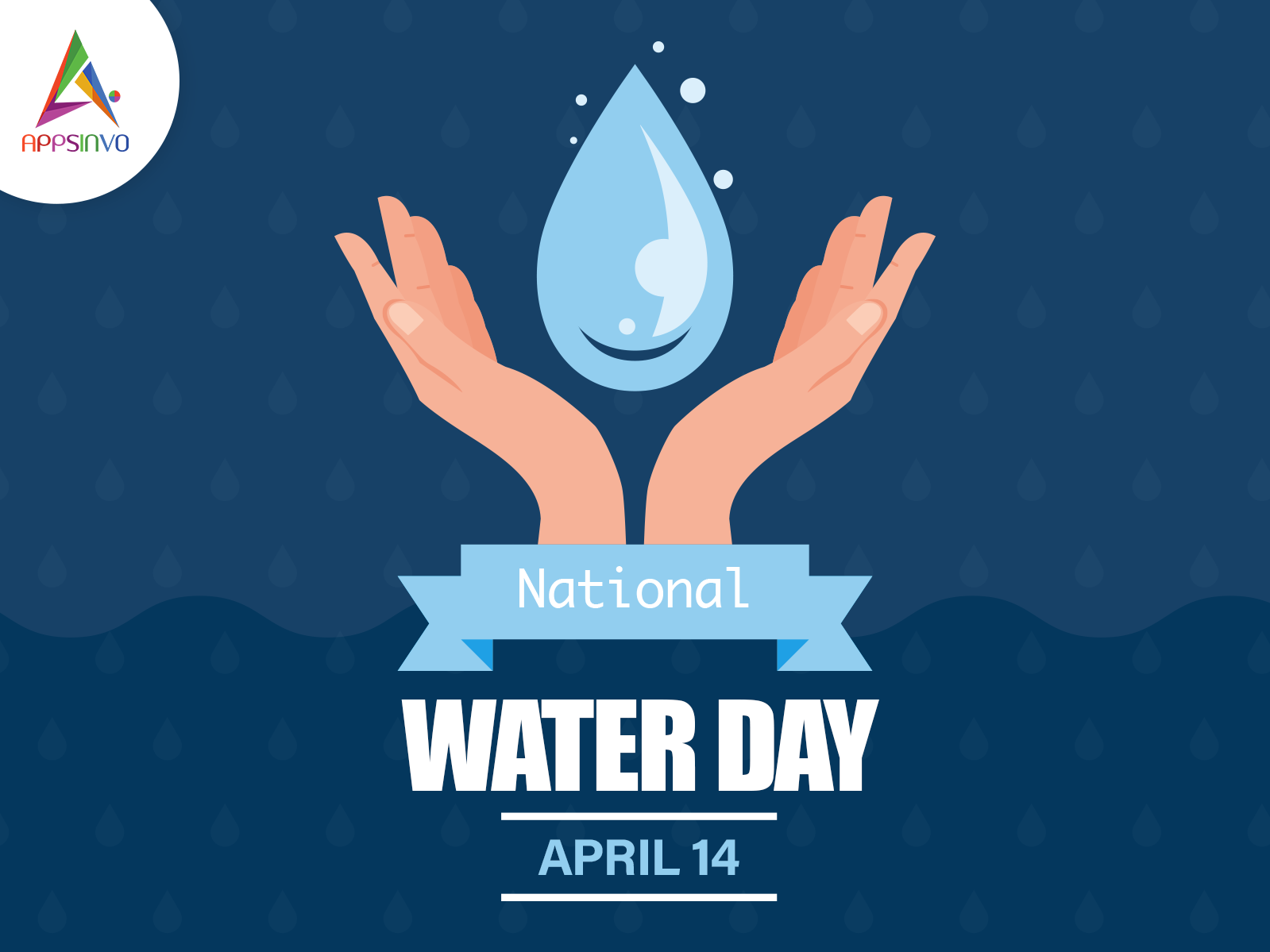 Appsinvo Wishesh for National Water Day by Appsinvo on Dribbble