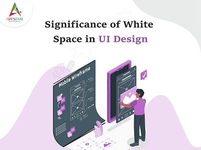 Appsinvo - Significance of White Space in UI Design android animation appsinvo branding design graphic design illustration iphone logo motion graphics ui ux