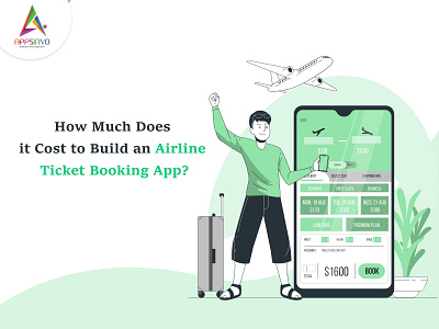 Appsinvo : How Much Does it Cost to Build an Airline Ticket Book 3d animation branding ui