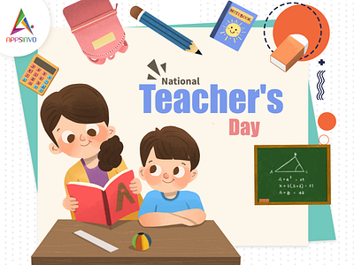 Appsinvo Wishes for Happy Teachers' Day 2021! 3d animation branding logo motion graphics