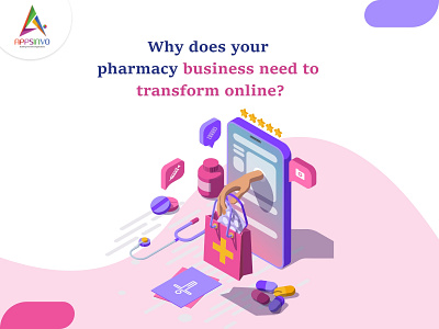 Appsinvo : Why does your pharmacy business need to transform onl animation graphic design motion graphics ui