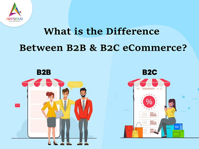 Appsinvo - What is the difference between B2B & B2C eCommerce? animation motion graphics