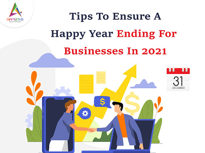 Appsinvo - Tips To Ensure A Happy Year Ending For Businesses In animation branding motion graphics ui