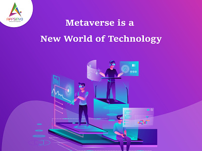 Appsinvo :: Metaverse is a New World of Technology 3d animation appsinvo branding graphic design logo mobile app motion graphics ui
