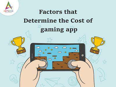 Appsinvo : Factors That Determine The Cost of Gaming App 3d animation branding graphic design logo motion graphics ui