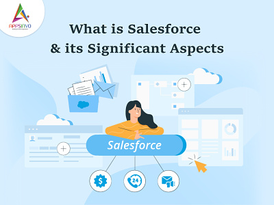 Appsinvo :: What is Salesforce & its significant aspects? 3d animation branding graphic design logo motion graphics salesforce sales cloud ui
