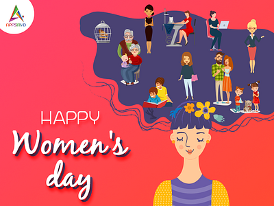 Happy Women's Day apps design appsinvo innovativemobileapps iwd2019 strength strong superpower womensday womenworld