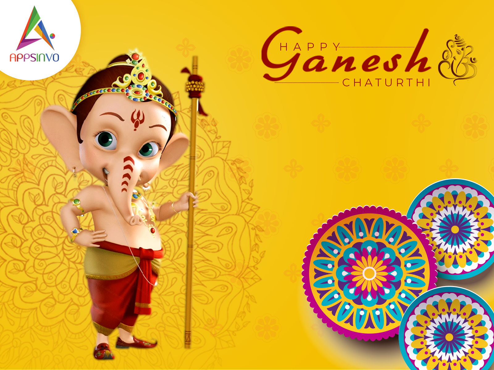 Happy Ganesh Chaturthi by Appsinvo on Dribbble