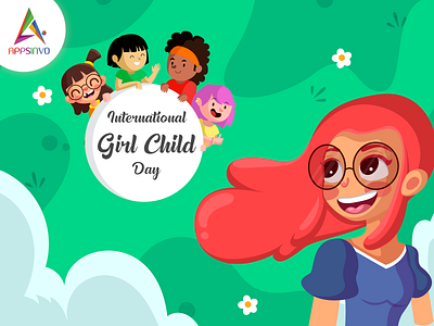 International Day of Girl Child by appsinvo apps design appsinvo