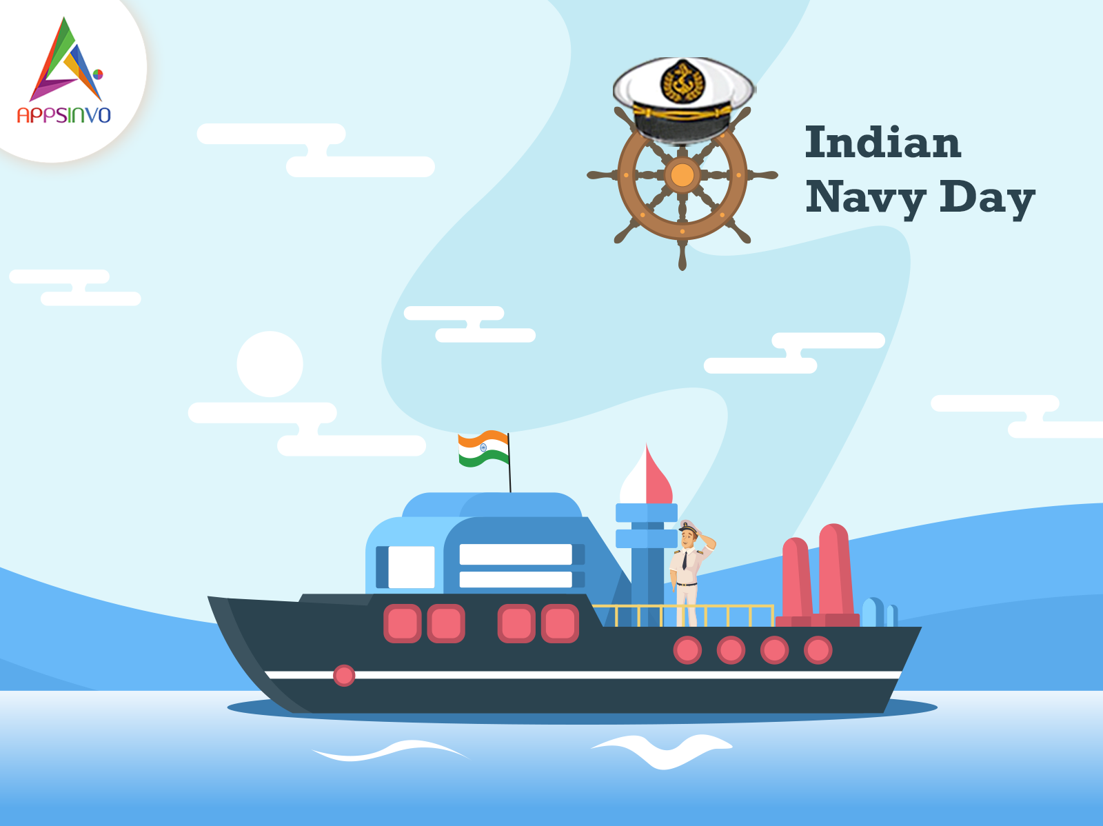 Happy Indian Navy Day 2019 by Appsinvo on Dribbble
