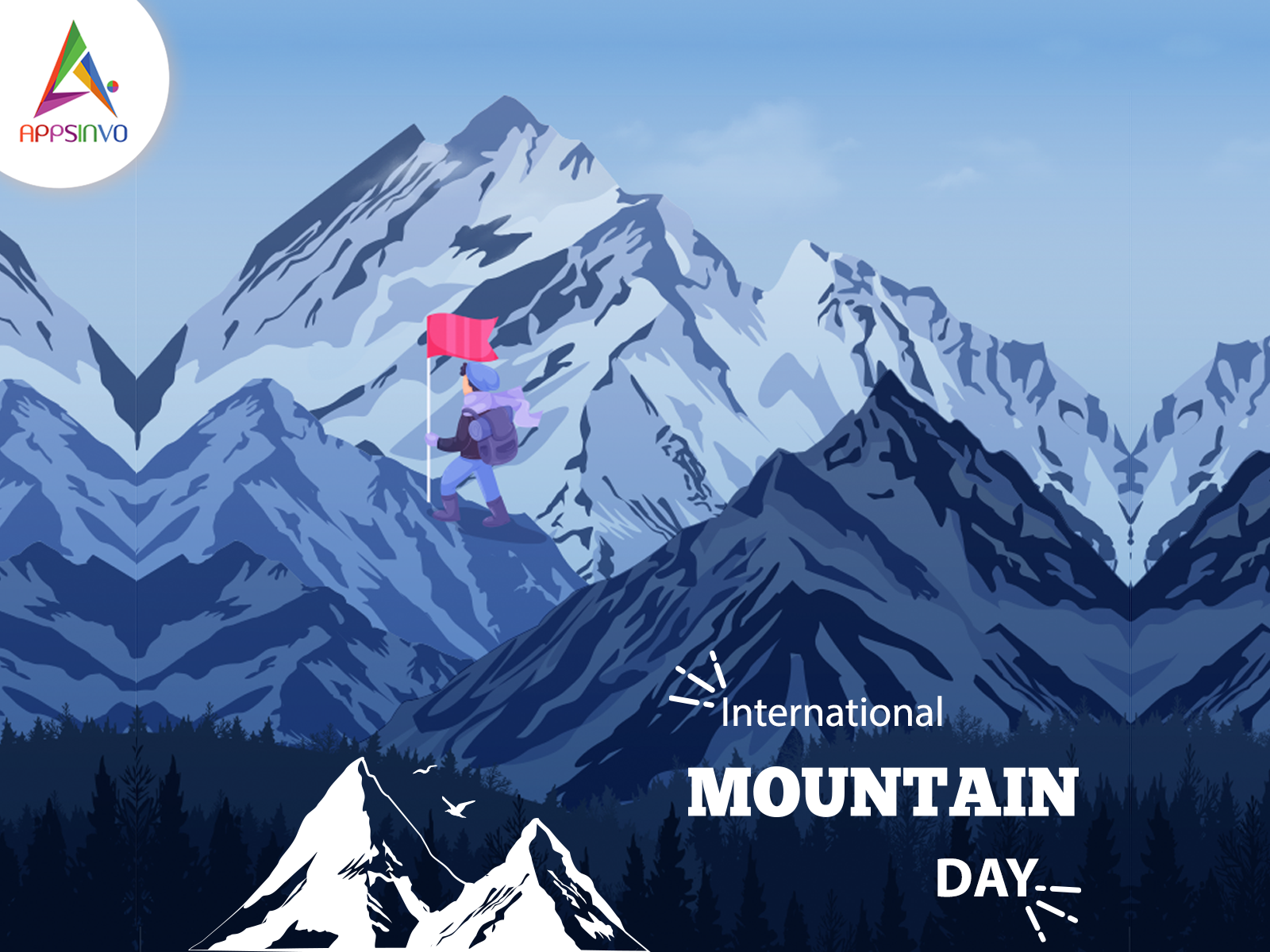 International Mountain Day 2019 By Appsinvo On Dribbble   International Mountain Day By Appinvo 4x 