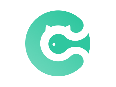 CatFish branding c cat design fish fun illustration logo round ui ux