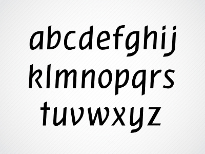 Sanscery Typeface chancery font sans serif type typeface