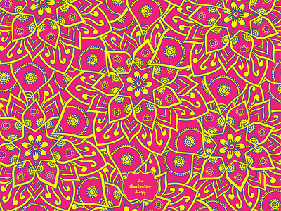 Pink Blossom a5 art blossom creative design design illustration madhubani notebookdesign pink theillustrationdiary vector