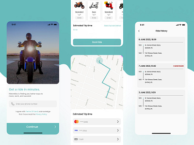 Motor Bike Booking Mobile App