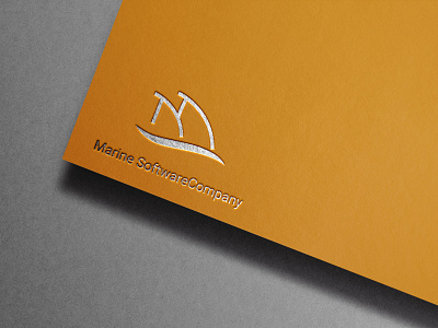 Marine Software Company (concept 3) adobe illustrator adobe photoshop company logo design graphic design logo design photoshop