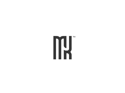MK monogram brand branding character clean design flat icon icons identity illustration illustrator lettering logo minimal mk mk monogram monogram type typography vector