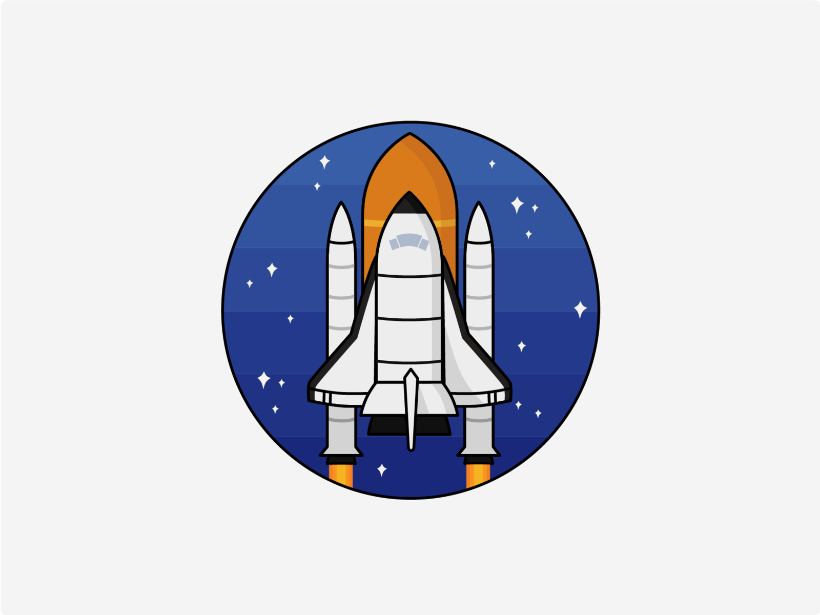 Space shuttle рисунок