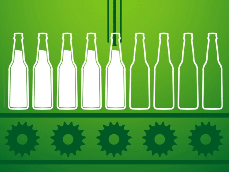 Art of Heineken animation beer bottle gif heineken motion