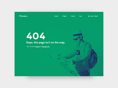 Daily UI Challenge 008:: 404 Page