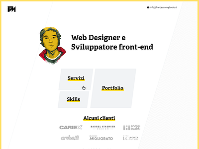 WIP for the restyling of my personal Website restyling website wip