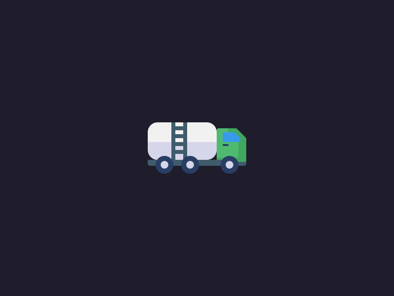 Garbage trucks gargage icon icons illustration truck ui