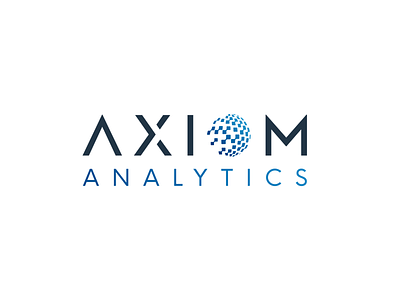 Axiom logo design analytic branding design ecommerce graphic design illustration internet it logo technology typography vector