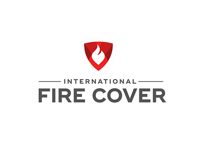Fire Cover logo design branding cars design fire graphic design logo shield typography