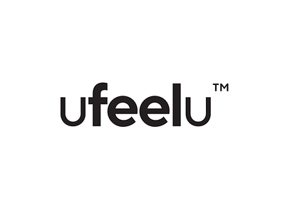 ufeelu logo design branding cannabis design graphic design logo medical simple technology typography vector