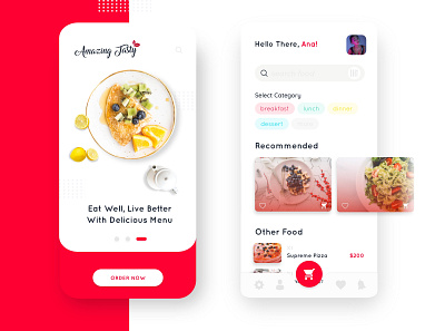 Online Food Delivery Mobile App app design application apps mobile mobile app ui ux